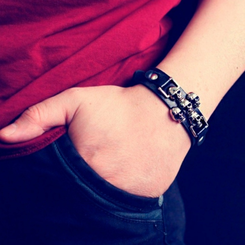 Skull Man Bracelet - Overkill Black - Picture 5 of 5